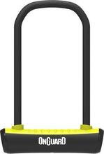 Jalgrattalukk OnGuard Neon 8152YL U-Lock, 115 x 292 mm, must/kollane