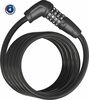 Jalgrattalukk Abus Tresor 6512C/180, must