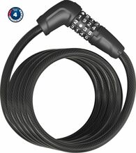 Jalgrattalukk Abus Tresor 6512C/180, must