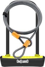 Jalgrattalukk OnGuard U-Lock Neon, 10 x 1200 mm, kollane