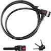 Jalgrattalukk Black + Decker, 10 x 1800 mm, must, kinnitusega