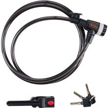 Jalgrattalukk Black + Decker, 10 x 1800 mm, must, kinnitusega