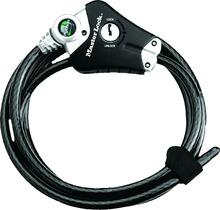 Jalgrattalukk Masterlock 8428EURDPRO, 1800 mm, must