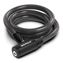 Jalgrattalukk Gerda FLEX, 1000 x 8 mm, must