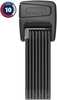 Jalgrattalukk Abus Folding Bordo Alarm 6000A/120+SH SmartX, must
