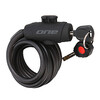 Jalgrattalukk Rock Machine SK.Lock 10 mm x 180 cm, must/hall