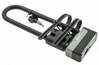 Jalgrattalukk Bottari Shackle U Lock, 290 mm, must/hall