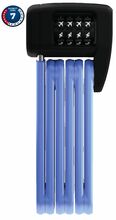 Jalgrattalukk Abus Bordo Combo Lite Mini 6055C/60, sinine, 600 mm