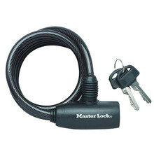 Jalgrattalukk Masterlock 8126DPRO, 8x1800 mm, must