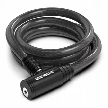 Jalgrattalukk Gerda Flex 1000/10K, must