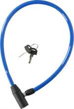 Jalgrattalukk Dunlop Linka Lock, 0,4 x 65 cm, sinine