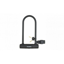 U-kujuline rattalukk Fuxon U-Lock, must