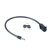 Jalgratta kaabel Yale YCK0/10/60/2, 10 mm, must