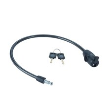 Jalgratta kaabel Yale YCK0/10/60/2, 10 mm, must