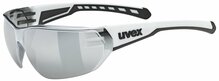 Jalgrattaprillid UVEX equate, valge matt / mirror hõbe
