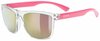 Prillid UVEX Rookie, clear-pink / mirror pink