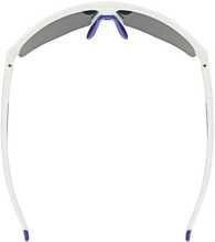 Jalgrattaprillid UVEX Axos Set, valge matt / mirror lilla