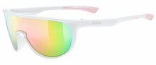 Spordiprillid Uvex sportstyle 515, valge matt / mirror pink