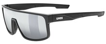 Prillid Uvex LGL 51, must matt / mirror hõbe