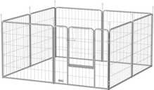 PawHut kutsikate jooksuaed 80 cm, hõbedane