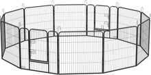Kutsikate aedik PawHut, 12 tk, 80 cm, hall