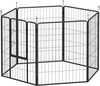 PawHut kutsikate jooksuaed, 6-PLG, 100 cm, must