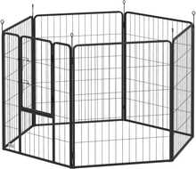 PawHut kutsikate jooksuaed, 6-PLG, 100 cm, must
