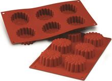 Silikoonvorm muffinide küpsetamiseks Silikomart SIL-SF056, 6 x 80 ml