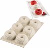 Silikoonvorm Silikomart Mini Intreccio, 6 x 105 ml
