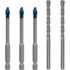 Puuride komplekt Bosch Expert Hex-9 HardCeramic, 6 mm, 5 tk