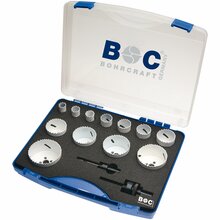 Bi-metallist kroonpuuride komplekt Bohrcraft, Bi-metal HSS-E (Co8), 14 tk