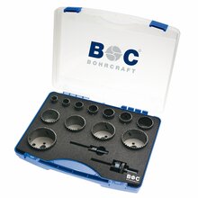 Bi-metallist trelliotsikute komplekt BOHRCRAFT HSS-Bi-Metal, 14 tk