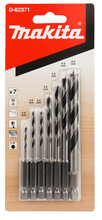 Puidupuuride komplekt Makita D-62371, 7 tk