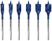 Sulgpuuride komplekt puidule Bosch 2608900332, 14/16/18/20/22/24 mm, 6 tk
