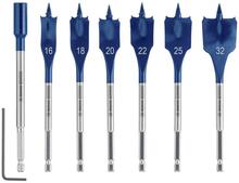 Lapikute puidupuuride komplekt Bosch Expert 2608900334, 7 tk, 16/18/20/22/25/32 mm