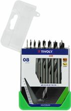 Puidupuuride komplekt Tivoly Clipster PRO, 2-10 mm, 8 tk