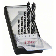 Puidupuuride komplekt Bosch Robust Line, 4-10 mm, 5 tk