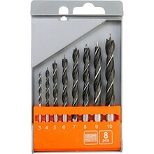 Puidupuuride komplekt Vorel 02-12-1105, 3mm-10mm, 8 tk