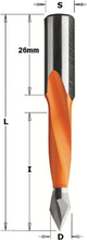 Spiraalne puidupuur CMT TCTS-10X26 D-5X70 RH
