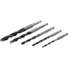 Puuride komplekt puidule BGS 50799, 6-14 mm, 5 tk