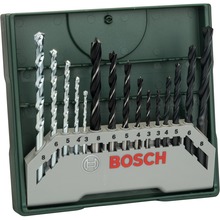 Puuride komplekt Bosch Mini X-Line, 15 tk, 3-8 mm, 2607019675