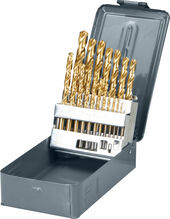 Metallipuuride komplekt Proline HSS Tin, 1-10 mm, 19 tk