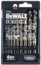 Metallipuuride komplekt DeWalt DT5935-QZ, 1-10 mm, 10 tk