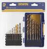Puuride komplekt Irwin HSS Titanium, 1-10 mm, 15 tk