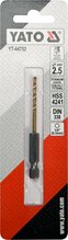 Metallipuur Yato YT-44752 HSS-TiN, 2,5 mm, 6,3 mm (1/4) ots