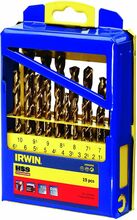 Metallipuuride komplekt Irwin HSS, 1-10 mm, 19 tk