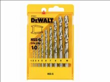 Metallipuuride komplekt DeWalt DT5921-QZ, 1-10 mm, 10 tk