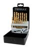 Metallipuuri komplekt Ruko Terrax HSS-G TiN, 19 tk, 1-10 mm
