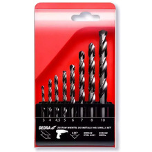 Metallipuuri komplekt Dedra WMS08 HSS, 4-10 mm, 8 tk