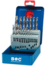 Puuride komplekt Bohrcraft BC11201310019 HSS-G, 1-10 mm, 19 tk